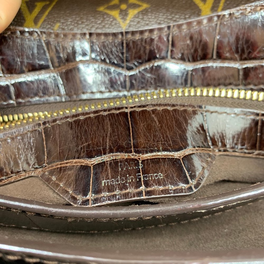 ❌SOLD❌ Louis Vuitton Alligator Monogramissime bag - Picture 13 of 15